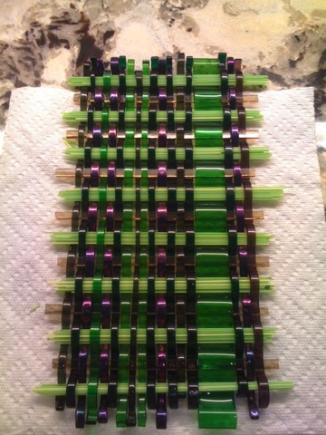 Glass on the loom